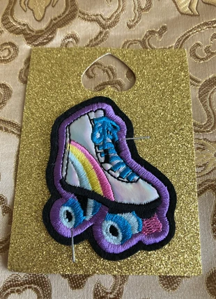Roller skate patch iron on, brand: unknown, condition: New with tags, £1.00, £1.75 includes Buyer Protection