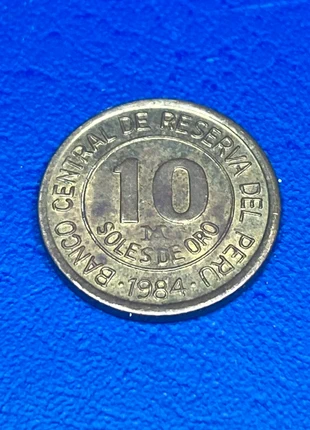 10 soles de oro Amiral Grau 1984 Pérou 🇵🇪, zustand: Sehr gut, 10,00 €, 11,20 € inklusive Vinted-Käuferschutz