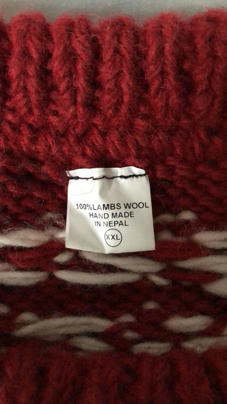 Vintage Christmas Heavy Wool Sweater 3