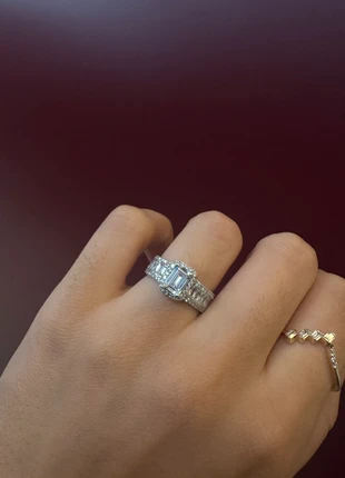 Bague de fiançailles en argent 925 taille 57, estado: Novo com etiquetas, tamanho: 18,5 mm Ø / 19,5, €60.00, €63.70 inclui Proteção do Comprador