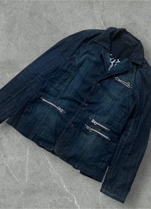 Veste en jean Kaporal vintage Y2K brodée au dos  années 2000 💙, marque: Vintage Dressing, état: Très bon état, taille: M, 19,90 €, 21,60 € Protection acheteurs (Pro) incluse