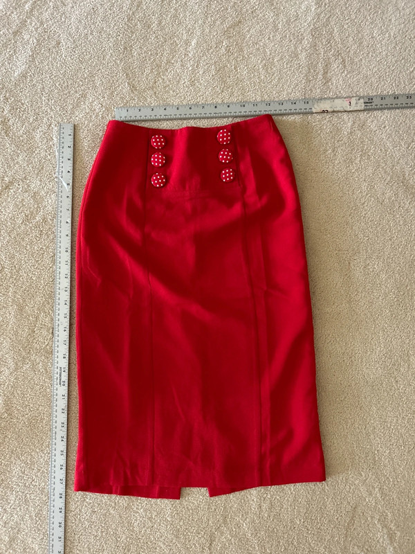 Adorable Pencil red pencil skirt 1