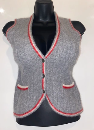 gilet sans manches gant gris en laine 🧶 taille m – basique chic & intemporel, marque: GANT, état: Très bon état, taille: M / 38 / 10, 19,99 €, 21,69 € Protection acheteurs incluse