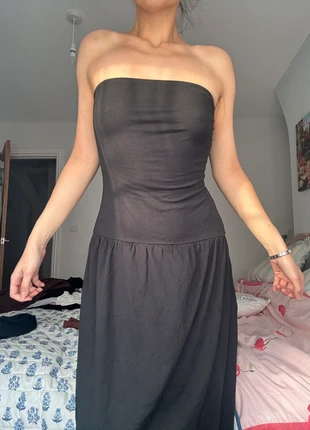 Boho chic drop waist black bandeau maxi dress, brand: Boho Chic, condition: New without tags, size: M / 10, £3.00, £3.85 includes Buyer Protection