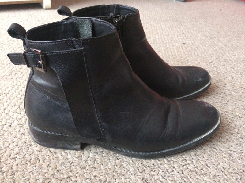 Bottines top vero cuoio