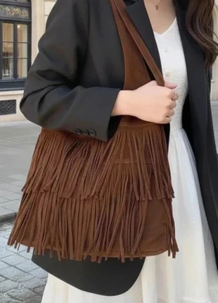 Sac à franches besaces cabas marron automne, brand: Vintage Dressing, condition: New without tags, €25.00, €26.95 includes Buyer Protection