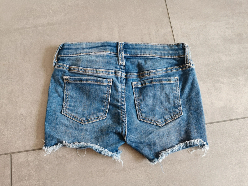 Shorts, kurze Hose, Jeans, Katze Gr 92 2