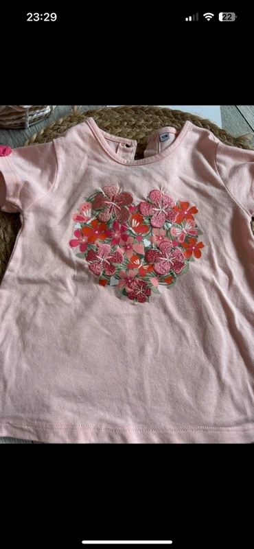 Tes shirt rose 12 mois - photo numéro 3
