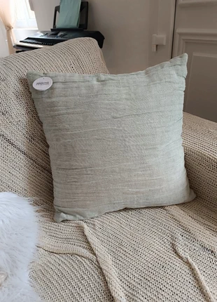 Coussin en lin, marca: Maisons du Monde, estado: Novo com etiquetas, tamanho: 45 x 45 cm, €25.00, €26.95 inclui Proteção do Comprador