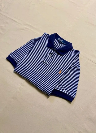 💫 vintage blue striped Ralph Lauren short sleeve polo/ polo manches courte💫 (SB88), marque: Ralph Lauren, état: Bon état, taille: M, 12,49 €, 13,81 € Protection acheteurs (Pro) incluse