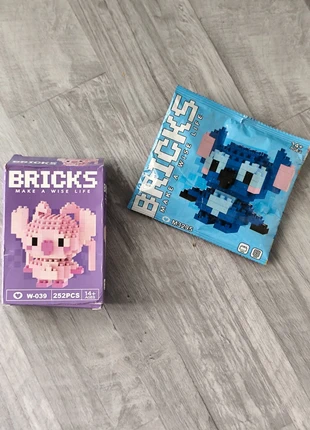 🛸 Lot 💙 STITCH et sa chérie ANGEL 🩷 - en microblocs, marca: Nanoblock, estado: Novo com etiquetas, tamanho: Tamanho único, €10.00, €11.20 inclui Proteção do Comprador