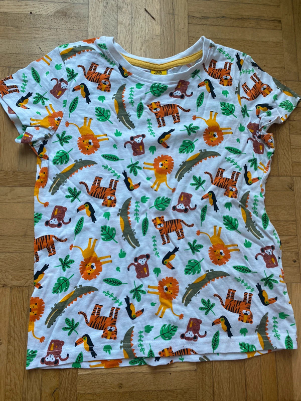 T-Shirt mit Zoo  Tieren Gr. 116 1