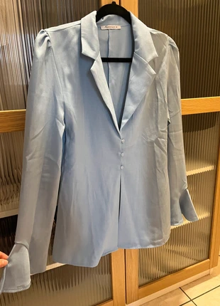 Chemisier bleu ciel, brand: Boutique Parisienne, condition: Very good, size: M / 38 / 10, €12.00, €13.30 includes Buyer Protection