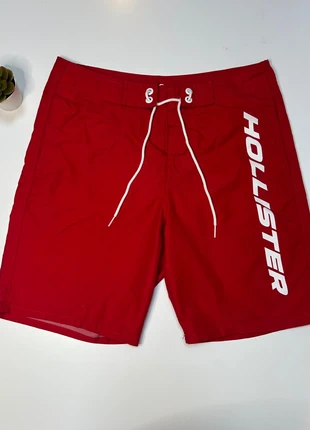 Short de bain hollister rouge, taille 40 mesure en photo, marke: Hollister, zustand: Sehr gut, größe: W30 | DE 46, 16,00 €, 17,50 € inklusive Vinted-Käuferschutz