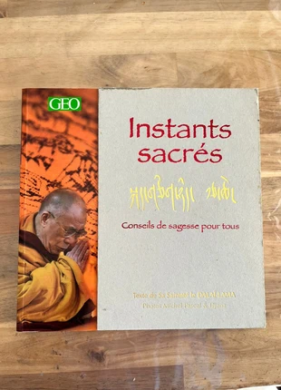 Livre Geo : Instants sacrés conseil de sagesse pour tous, condition: Good, €3.00, €3.85 includes Buyer Protection