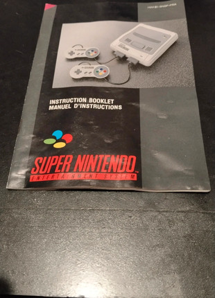 Notice pour console Super Nintendo, marque: Super Nintendo, état: Satisfaisant, 15,00 €, 16,45 € Protection acheteurs incluse