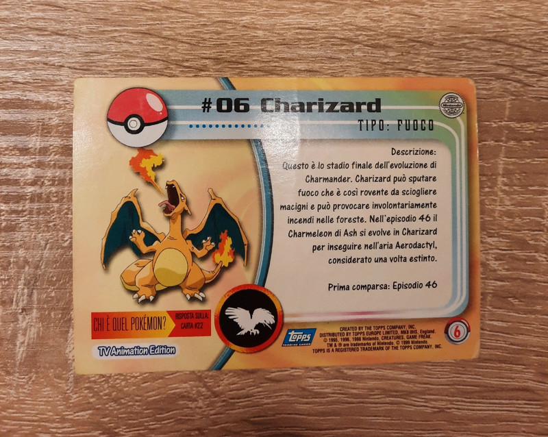 Carta Pokémon Charizard