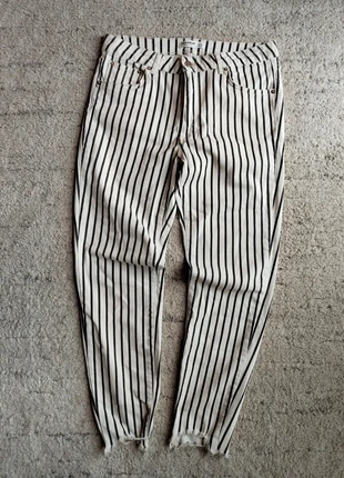 Women's Pull & Bear Striped Skinny Jeans Ankle Length EUR 42 / XL, marca: Pull & Bear, estado: Nuevo sin etiquetas, tamaño: XL / 42 / 14, 6,00 €, 7,00 € Protección al comprador incluida