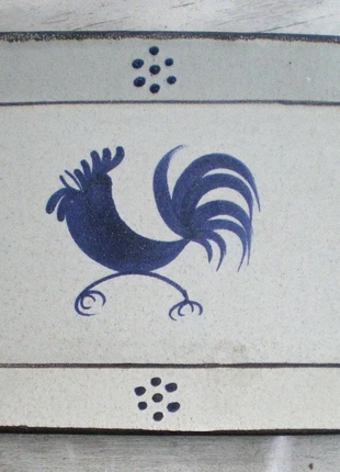 Plat en céramique St Clément à décor de coq, marke: St Clément, zustand: Sehr gut, 12,00 €, 13,30 € inklusive Vinted-Käuferschutz
