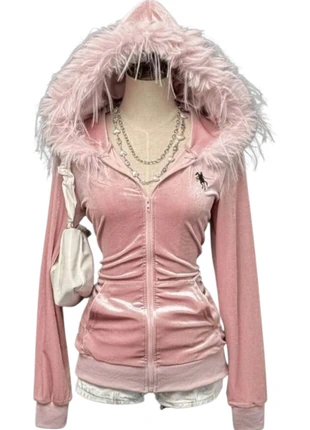 Sudadera Pink Y2k Gothic Vintage Streetwear, marque: y2k, état: Neuf sans étiquette, taille: M / 38 / 10, 35,00 €, 37,45 € Protection acheteurs incluse