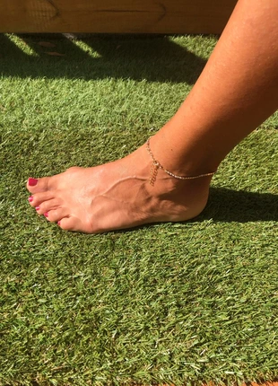 Chaîne de cheville strass, brand: acier inoxydable, condition: New with tags, €8.00, €9.10 includes Buyer Protection