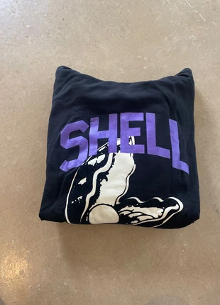 & Other Stories black “Shell Shuck” hoodie – graphic print, 100% cotton, size XS, merk: & Other Stories, staat: Nieuw zonder prijskaartje, maat: XS / 34 / 6, € 18,00, € 19,60 inclusief Kopersbescherming