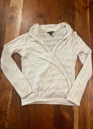 Pull Top Chale Cache Coeur Tommy Hilfiger Blanc Rayure Manche Longue M, brand: Tommy Hilfiger, condition: Very good, size: M / 38 / 10, €11.90, €13.20 includes Buyer Protection Pro