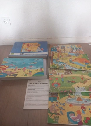 Loto des situations sonores atelier nathan, état: Bon état, taille: 24-36 mois / 92 cm, 12,00 €, 13,30 € Protection acheteurs incluse