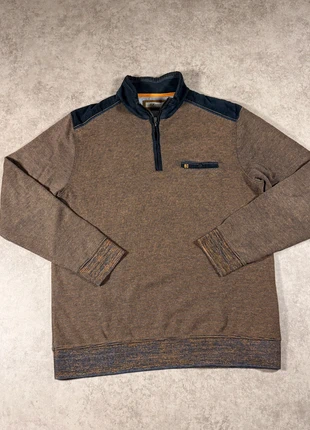 Pull col montant zippé Bande Originale – coloris paille / bleu – taille XXXL 🧶, marque: Bande Originale, état: Très bon état, taille: XXXL, 8,90 €, 10,05 € Protection acheteurs incluse