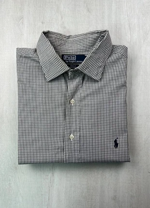 Chemise Ralph Lauren petits carreaux col classique coton 100 % logo brodé L homme modèle Philip, marque: Ralph Lauren, état: Très bon état, taille: L, 45,00 €, 47,95 € Protection acheteurs (Pro) incluse