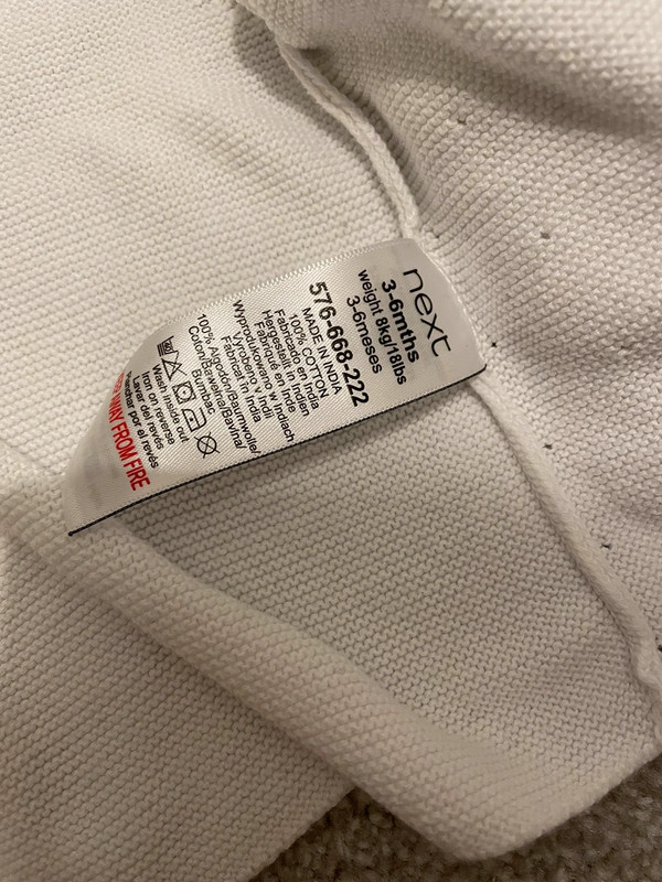 Next baby girls white frill detail cardigan Vinted