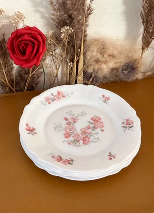 🌺🌸 Nostalgie - Lot n° 39 - 5 assiettes à dessert " Florentine" - 19,2 cm - Arcopal 🇫🇷, marca: Arcopal, estado: Muy bueno, 17,50 €, 19,08 € Protección al comprador Pro incluida