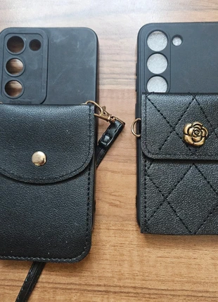 Lot 2 coques smartphone à bandoulière avec étui, staat: Heel goed, € 2,00, € 2,80 inclusief Kopersbescherming