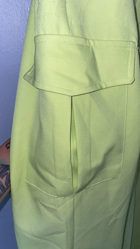 Neon coloured Primark cargo trousers