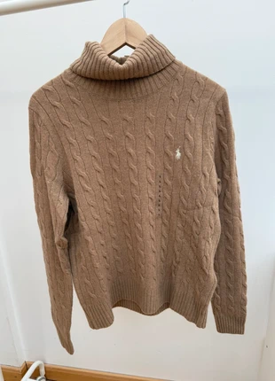 Jersey Polo Ralph Lauren lana y cachemir camel talla L NUEVO, marca: Ralph Lauren, estado: Nuevo con etiquetas, tamaño: L / 40 / 12, 150,00 €, 158,20 € Protección al comprador incluida