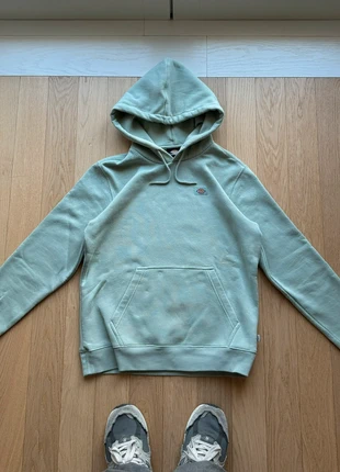 Dickies green mint/grey vintage hoodie, merk: Dickies, staat: Heel goed, maat: XS, € 18,00, € 19,60 inclusief Kopersbescherming