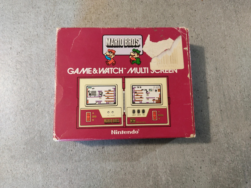 game and watch / mario bros / complet / 1983 2