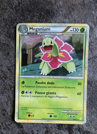 Meganium 26/123 HGSS holo Pokemon, marque: Pokémon, état: Bon état, 6,00 €, 7,00 € Protection acheteurs (Pro) incluse