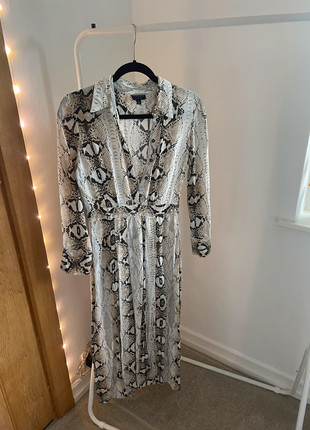 Topshop python clearance print dress