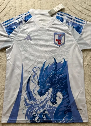 Maillot concept blanc et bleu Japon | Taille M | Design dragon japonais stylisé | Édition limitée, brand: Concept, condition: Very good, size: M, €19.00, €20.65 includes Buyer Protection