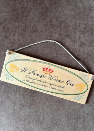 Targa in legno da appendere, état: Très bon état, 7,90 €, 9,00 € Protection acheteurs incluse