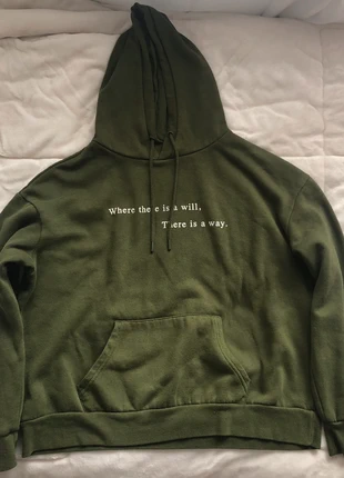 Green hoodie, marca: Primark, estado: Bom, tamanho: L / 40 / 12, €4.00, €4.90 inclui Proteção do Comprador