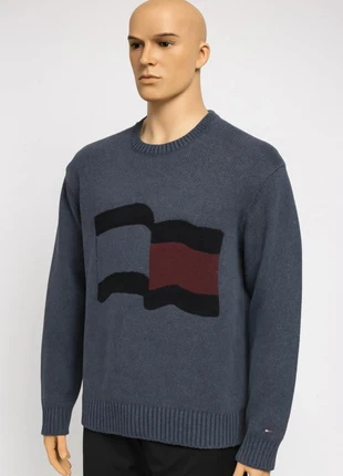 Pull Tommy Hilfiger drapeau brodé – taille XL 🇺🇸, marque: Tommy Hilfiger, état: Très bon état, taille: XL, 29,90 €, 32,10 € Protection acheteurs incluse