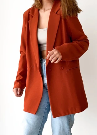 Veste blazer Pako Litto terracotta, modèle Angelina, marque: Pako Litto, état: Neuf avec étiquette, taille: S / 36 / 8, 50,00 €, 53,20 € Protection acheteurs incluse