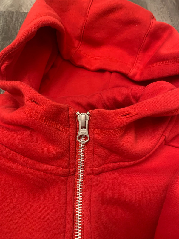 Red Adidas Manchester United Hoodie 5
