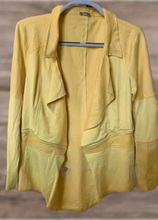 Veste effet daim / suédine coloris jaune / Taille L/XL, brand: Fórmul@, condition: Very good, size: XXL / 44 / 16, €11.00, €12.25 includes Buyer Protection
