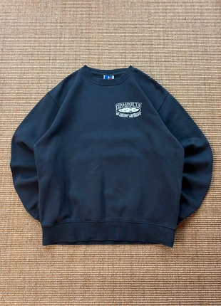 Pull crewneck Russell Athletic noir Pizzapunks print graphique Europe 2000s M mixte #0343, marke: Russell Athletic, zustand: Sehr gut, größe: M, 30,00 €, 32,20 € beinhaltet Vinted-Käuferschutz Pro