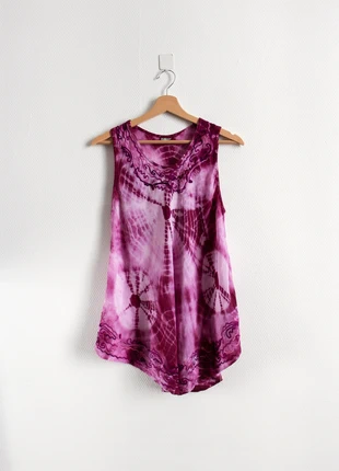 Débardeur tie dye hippie | Hippie tie dye top, marque: Vintage, état: Très bon état, taille: M / 38 / 10, 10,00 €, 11,20 € Protection acheteurs (Pro) incluse