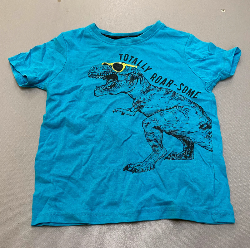 Boys 7-8 years Primark dinosaur totally roarsome T-shirt - Vinted