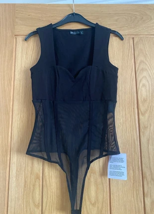 Asos design corset style sweetheart neck sleeveless bodysuit in black, brand: ASOS, condition: New with tags, size: XXS / 32 / 4, €5.00, €5.95 includes Buyer Protection